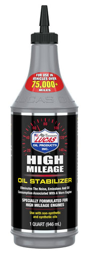 Lucas Oil High Mileage Oil Stabilizer 1 Quart (1 quart)