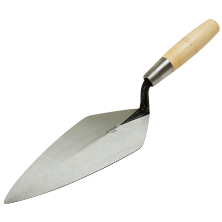 Kraft Tool 11” Narrow London Brick Trowel with 6 Wood Handle (11)