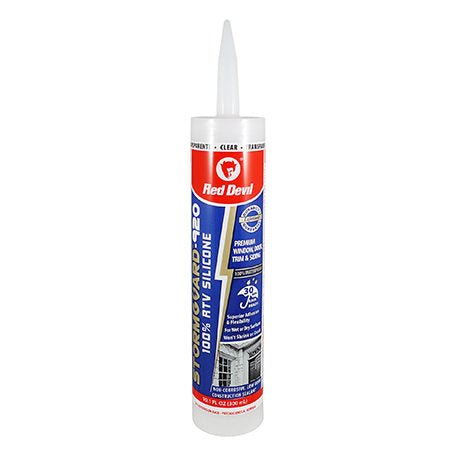 Red Devil StormGuard™-920 RTV Silicone 10.1 FL. OZ. Cartridge Clear