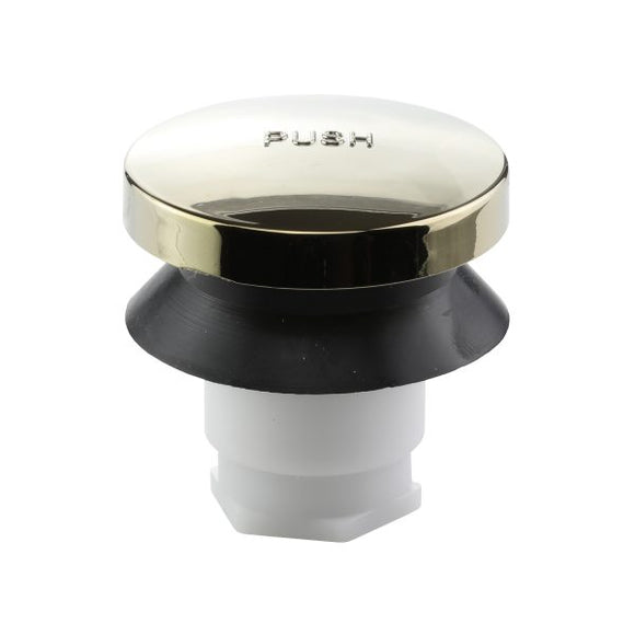 Danco Touch-Toe Bathtub Drain Stopper in Polished Brass 2