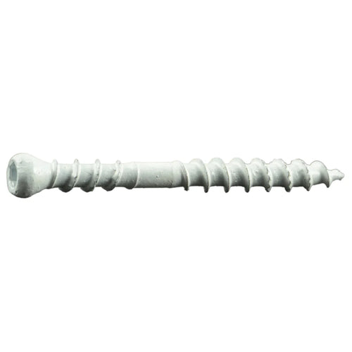 Monster Fastener #8 x 1-5/8 White XL1500 Coated Steel Composite Star Drive Trim Head Screws (#8 x 1-5/8)