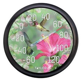 13-Inch Hummingbirds Outdoor Thermometer