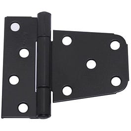 Heavy Duty Gate Hinge, Black, 3.5-In.