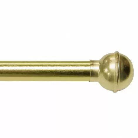 Kenney Manufacturing Cafe Rods Brass