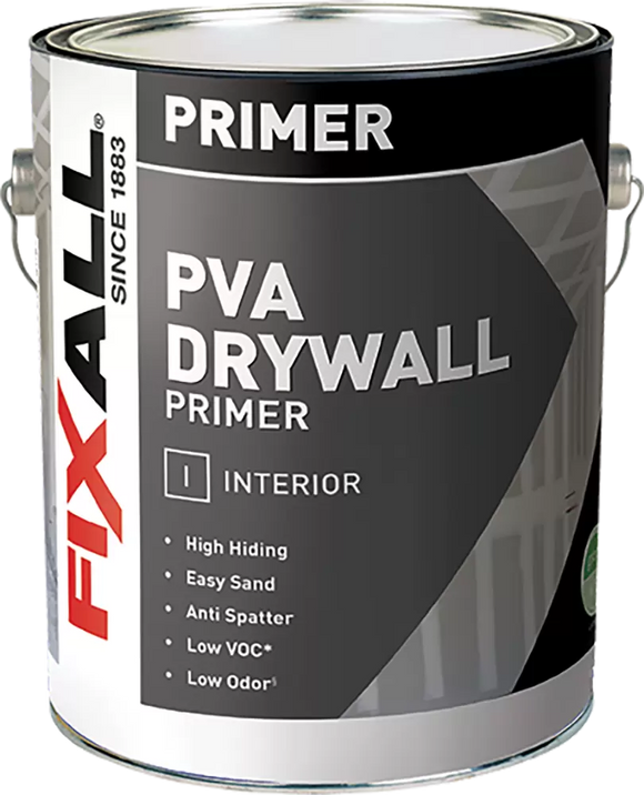 FixAll  PVA Drywall Primer-White 1 Gallon (1 Gallon, White)