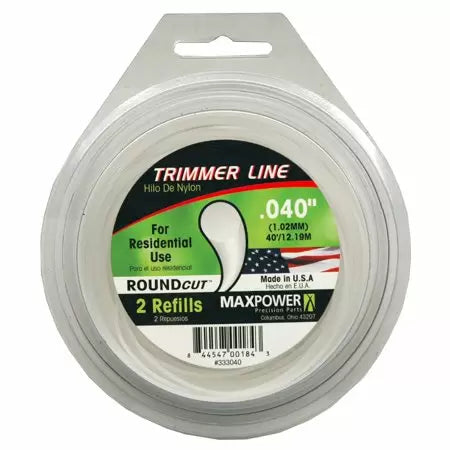 Maxpower  040 X 40' White Round Cut Trimmer Line (040 X 40')