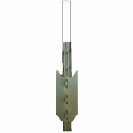 W. Silver Secure-T-Fence-Post 60 x 2 x 2 in. (60 x 2 x 2)