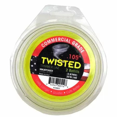 MaxPower Twisted Spooled Trimmer Line 30 ft. x 0.105 in. (0.105