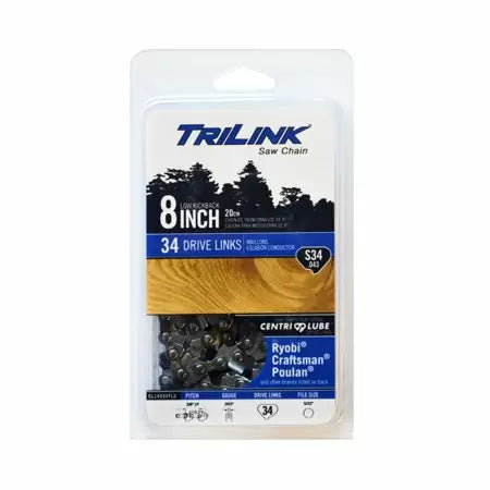 TriLink Saw Chain Semi-Chisel Chains 8 in. (8″)