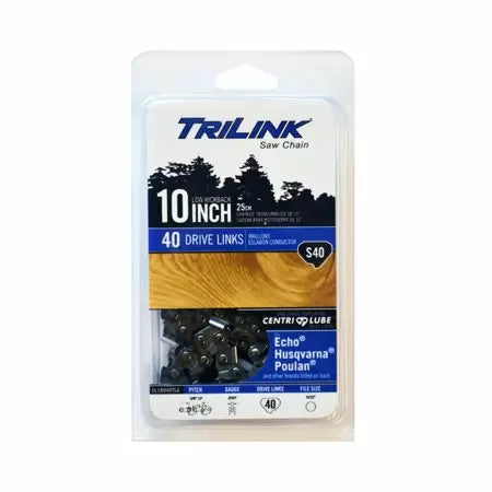 Trilink Saw Chain Semi Chisel Saw Chain 10 - 0.050 in. - 40 Drive Links (10 x .050)