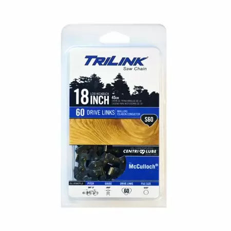 Trilink Saw Chain 18 in. Chainsaw Chain 3/8 LP Semi-Chisel .050 Gauge 60 Drive Links (18 - 0.050)