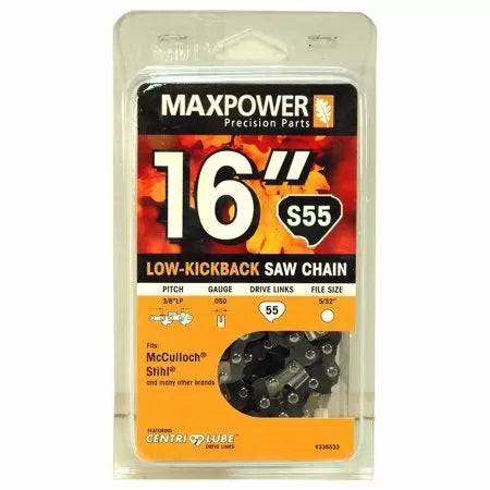 MaxPower 16 Chainsaw Chain Fits McCulloch, Stihl and Many Other Brands (16)