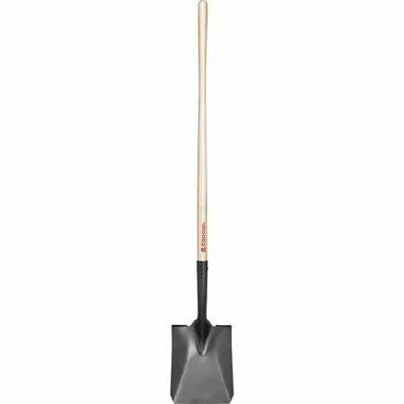 Corona SS27000 16 gauge Tempered Steel Square Shovel With 48 Wood Handle (48)