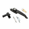 Colonial Storm Door Latch, Keyed, Black