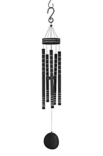 Red Carpet Studios Aluminum Wind Chime, Matte Black (Matte Black)