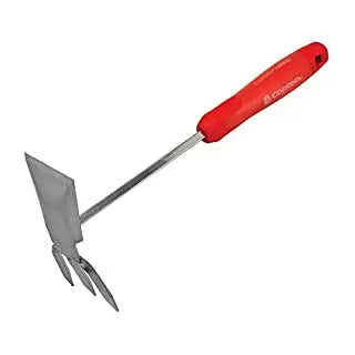 Corona CT 3344 ComfortGEL Ergonomic Handle Cultivator Hoe, Steel, Red, 7 (7)