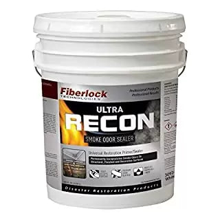 Fiberlock RECON ULTRA Smoke Odor Sealer 5 Gallons, White (5 Gallons, White)