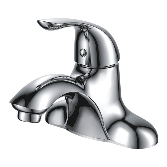 Compass Manufacturing 201-7693 Noble One Handle Bathroom Faucet (Polished Chrome Finish)