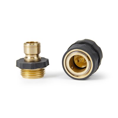 Camco's Quick Hose Connect - Brass