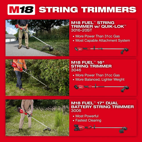 Milwaukee M18 FUEL™ String Trimmer w/ QUIK-LOK™