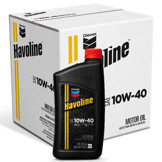 Havoline Motor Oil 10W-40 Quart Case 1 Quart (1 quart)