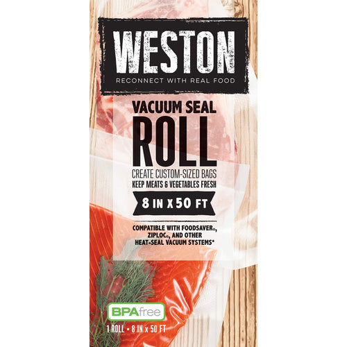 Weston® Vacuum Sealer Bags, 8 In X 50 Ft Roll (8 X 50')