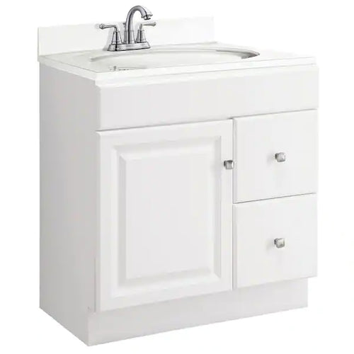 Hardware House 24-3021 White 30x21 Vanity (White Finish)