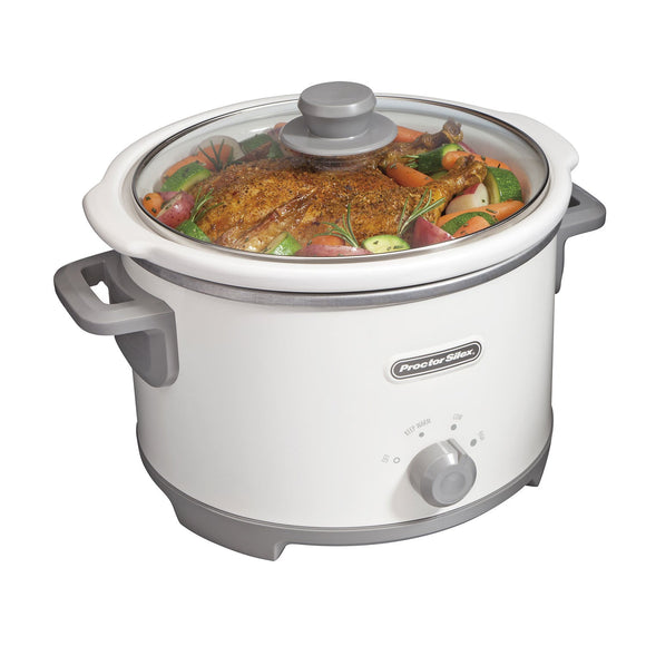 Proctor Silex 4 quart Oval (white) Slow Cooker (4 quart, White)