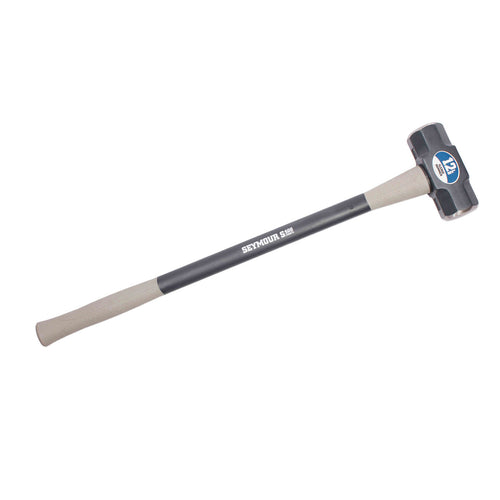 Seymour Midwest 12 lb Sledge Hammer with Cushion Grip and 36 Fiberglass Handle (12 lbs x 36)