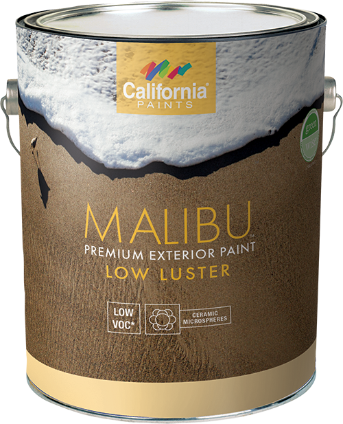 California Products Malibu Premium Exterior Paint Low Luster Neutral Base - 1 Gallon (1 Gallon)