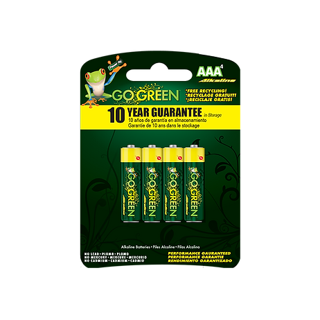 GoGreen Power® AAA Alkaline 4pack (AAA)