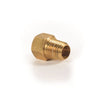 Camco Low Pressure Fitting - 1/4 Male NPT x 1/4 Female Inverted Flare, Clam (1/4 x 1/4)