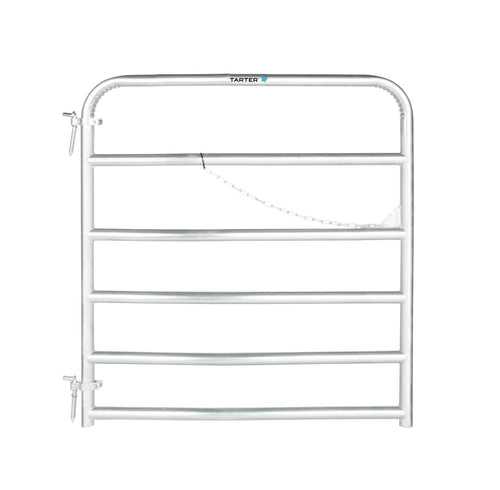 Tarter Galvanized 6 Bar Tube Gate