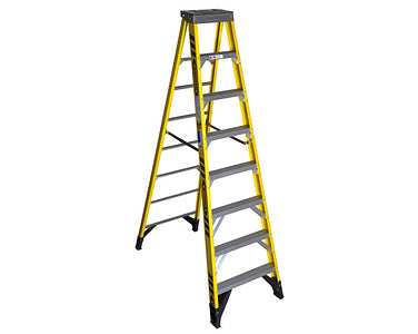 Werner 8ft Type IAA Fiberglass Step Ladder 7308 (8 ft.)