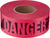 Empire Level 500' Reinforced Red Barricade Tape Danger/Peligro (500', Red)