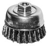 Century Drill And Tool 2-3/4 Knotted Wire Cup Brush 5/8-11 Arbor (2-3/4 X 5/8 X 11)