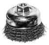 Century Drill And Tool Cup Brush Coarse Crimped 4″ Size 5/8 X 11 Arbor Safe Rpm 10,000 (4 X 5/8 X 11)