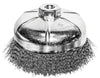 Century Drill And Tool Cup Brush Coarse Crimped 5″ Size 5/8 X 11 Arbor Safe Rpm 6 500 (5 X 5/8 X 11)