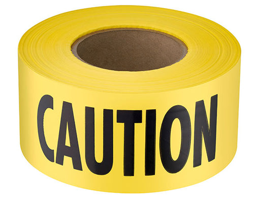 Empire 3 in. x 1000 ft. Caution Tape (3-Pack), Yellow (3 x 1000')