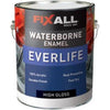 FixAll Everlife Waterborn Paint High-Gloss - Medium Base, 1 Gallon (1 Gallon)