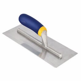 11 x 4-1/2-Inch Soft-Grip V-Notch Trowel