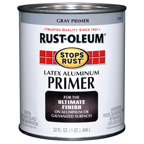 Rust-Oleum® Rust-Oleum® Stops Rust® Latex Aluminum Primer Flat Aluminum Primer