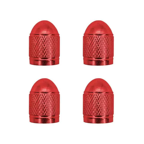 Tru-Flate Cap Valve Red Aluminum VC3 (Red)