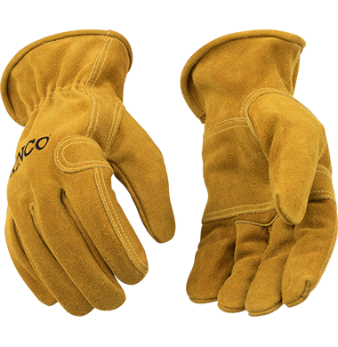 Kinco Hi-Vis Green Mesh & Grain Pigskin Palm 908 Medium (Medium)