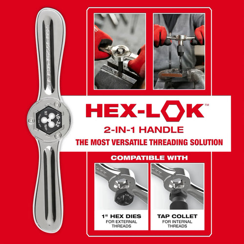 Milwaukee Hex-LOK™ 2-in-1 Tap and Die Threading Handle (2-In-1)