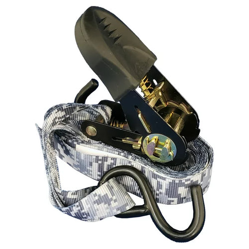 Everest Kuma 1 x 10' Camo 400 lbs Working Load Limit with S-Hooks Ratchet Tie Down (1 x 10')