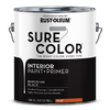 Rust-Oleum Sure Color Flat Interior Wall Paint Flat 1 Gallon Black (1 Gallon, Black)