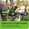 Greenworks 24V Cordless Battery Chainsaw w/ 4.0Ah USB Battery & Charger