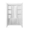 Delta Classic 500 Shower Wall Set, Gloss White, 48 x 34 In. (48 x 34, Gloss White)