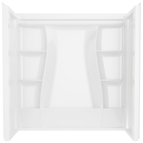 Delta 60X32 Classic 500 Bathtub Wall In High Gloss White (60X32, Gloss White)